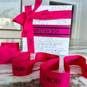 Dior VALENTINES Gift Box 2026 Season with NEW Fuchsia Dior Valentines Ribbon GWP